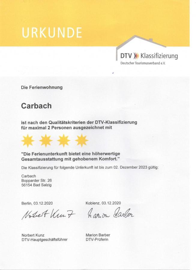4-Sterne Ferienwohnung Carbach -Perfekt Fuer Radfahrer- Boppard Exterior photo